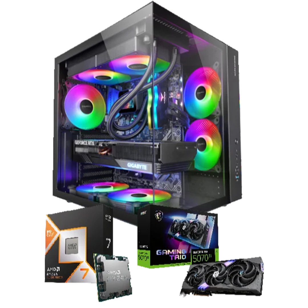 SOLDIER, Ryzen 7 9800x3d, RTX 5070ti 16GB, DDR5 32GB