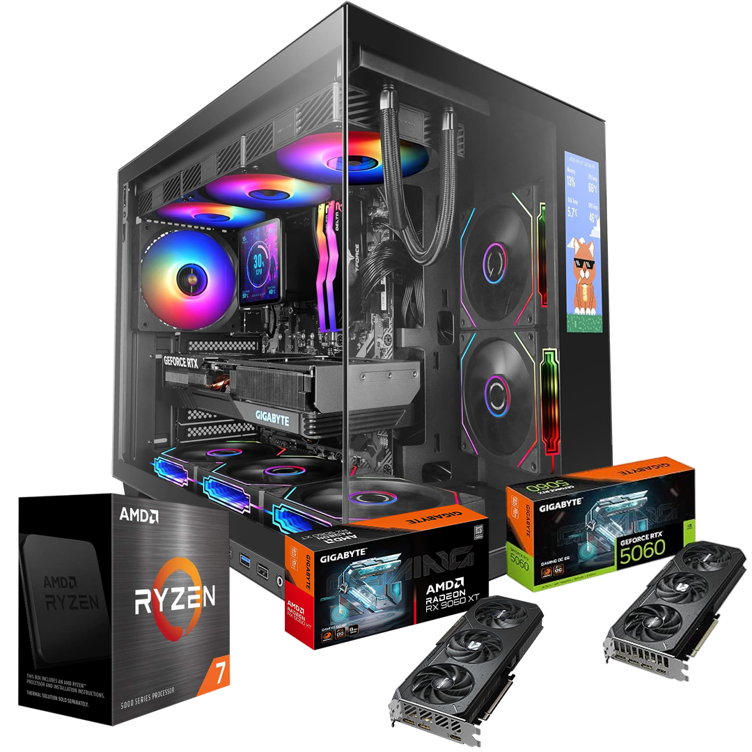 ATHENA, Ryzen 7 5800x, 9060xt 8GB, DDR4 32GB