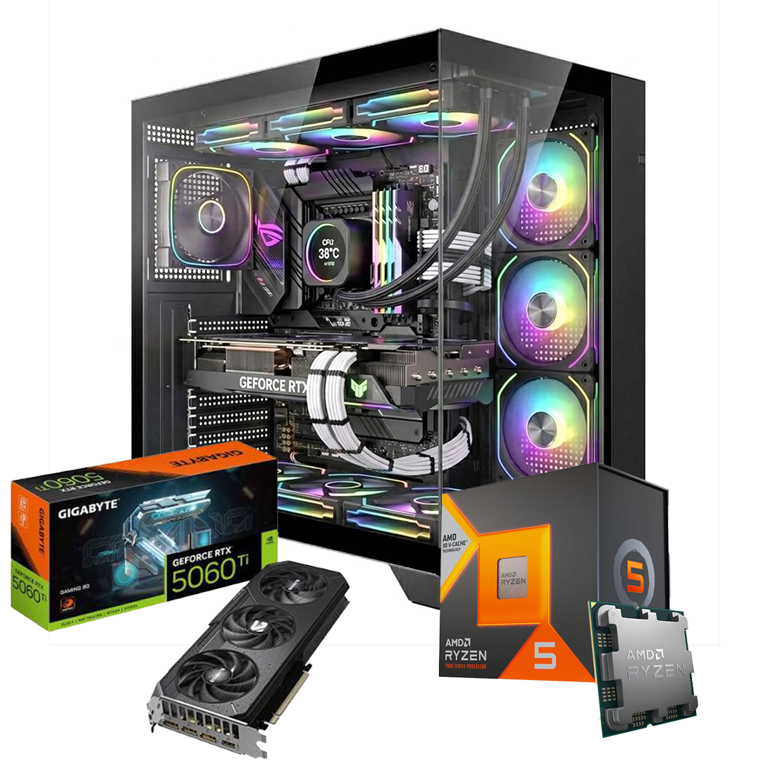 AFRODITE, Ryzen 5 7500x3d, RTX 5060ti 8GB, DDR5 32GB