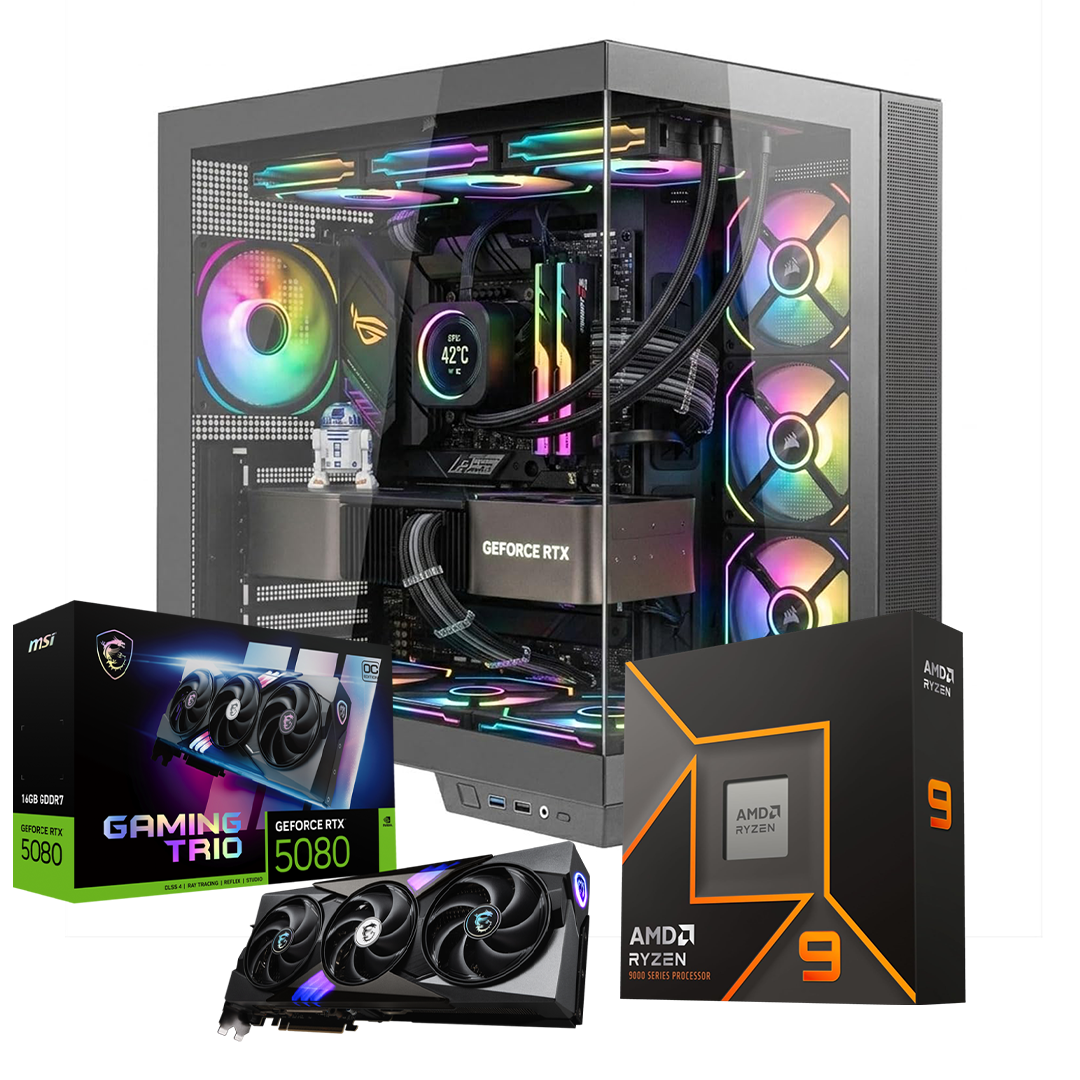 VENOM Ryzen 9 9950X3D, RTX 5080 16GB, DDR5 32GB